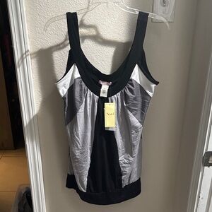 Vol. 1 Color-block Sleeveless Tank Top XL NWT